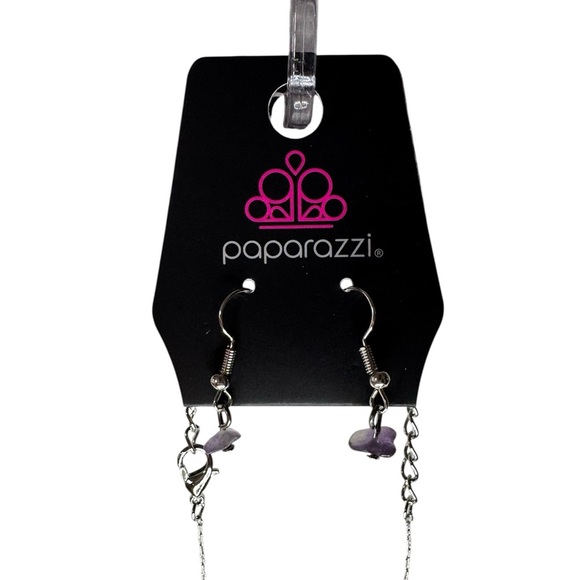 Paparazzi Narrow Novelty Necklace and Earrings - Picture 3 of 5